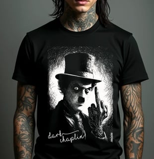 Nome do produto Camiseta - Dark Chaplin