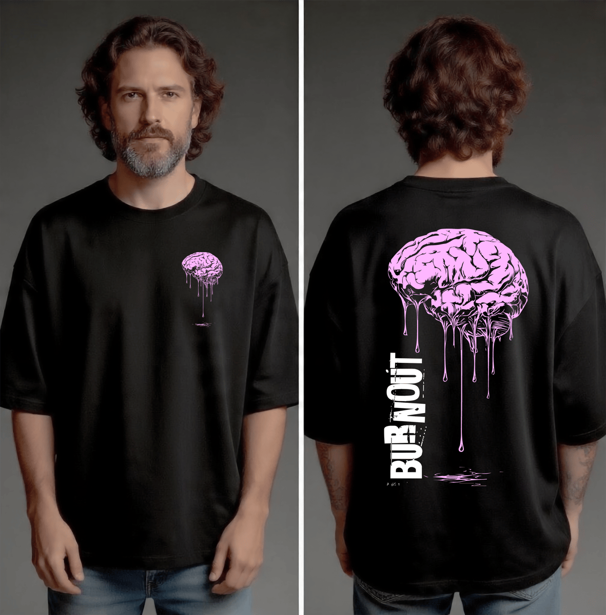Nome do produto: Camiseta Oversized - Burnout