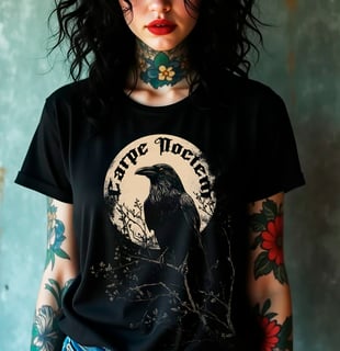 Nome do produto Baby Long Quality - Carpe Noctem (corvo)