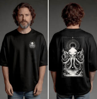 Nome do produto Camiseta Oversized - The Call of Cthulhu