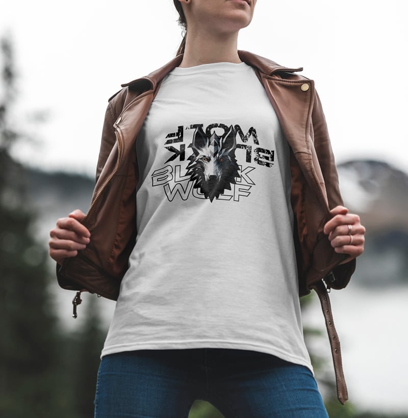 Nome do produto: Black Wolf Logo