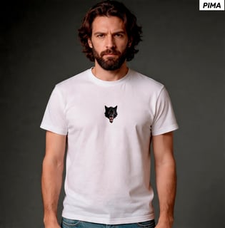 Nome do produto Camiseta Pima - The Black Werewolf