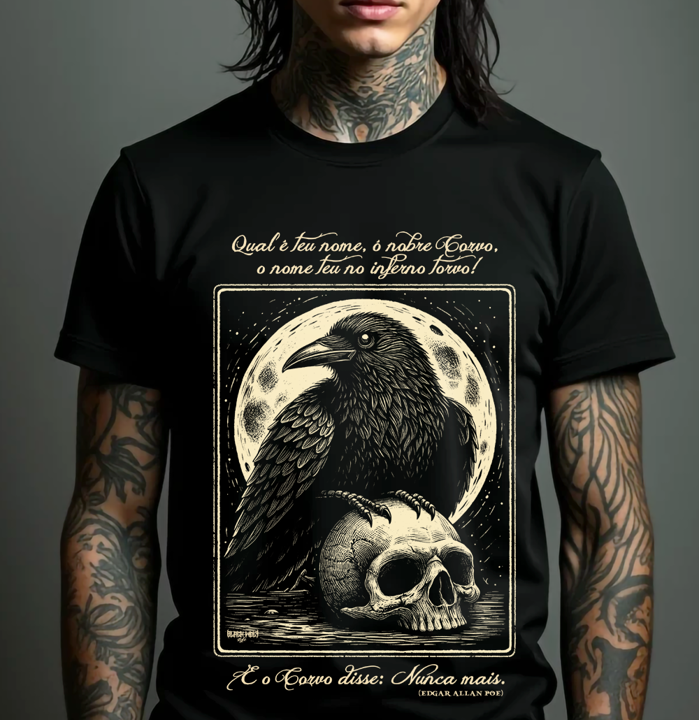 Nome do produto: Camiseta - O Corvo (Poe)