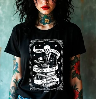 Nome do produto Baby Long - Drink Coffee - Avoid People - Read Books