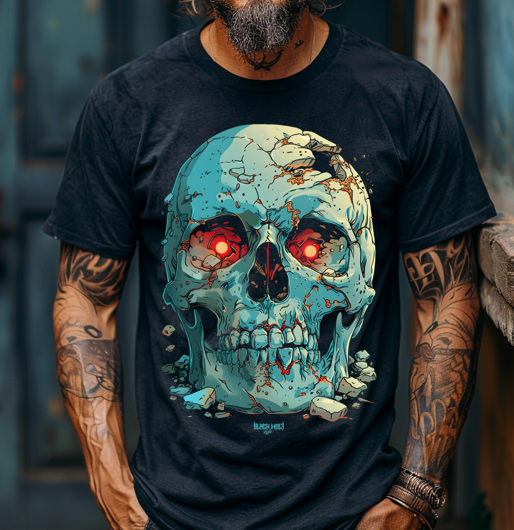 Nome do produto: Camiseta - Caveira Sombria