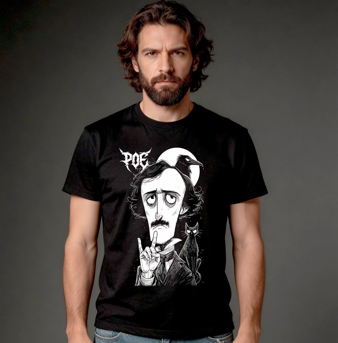 Nome do produto: Camiseta Quality - Poe Metal