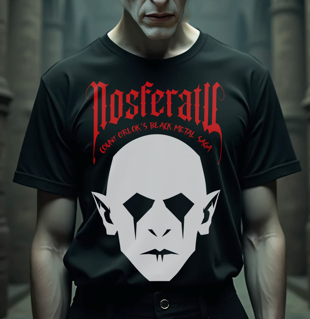 Nome do produto: Camiseta Nosferatu -  Black Metal Saga