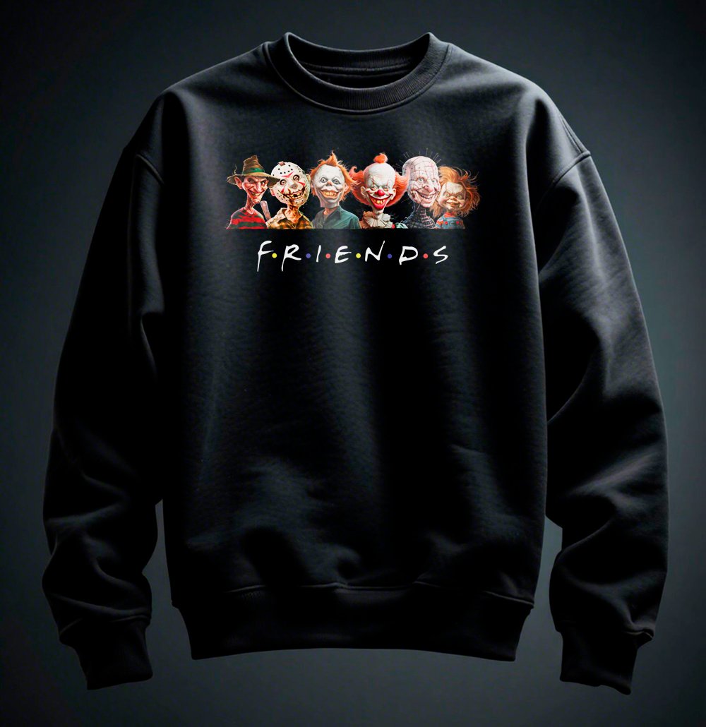 Nome do produto: Moletom - Friends (80´s Horror)