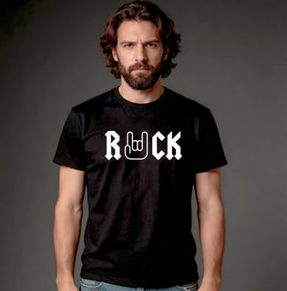 Nome do produto Camiseta Quality - Rock