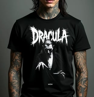 Nome do produto Camiseta - Dracula