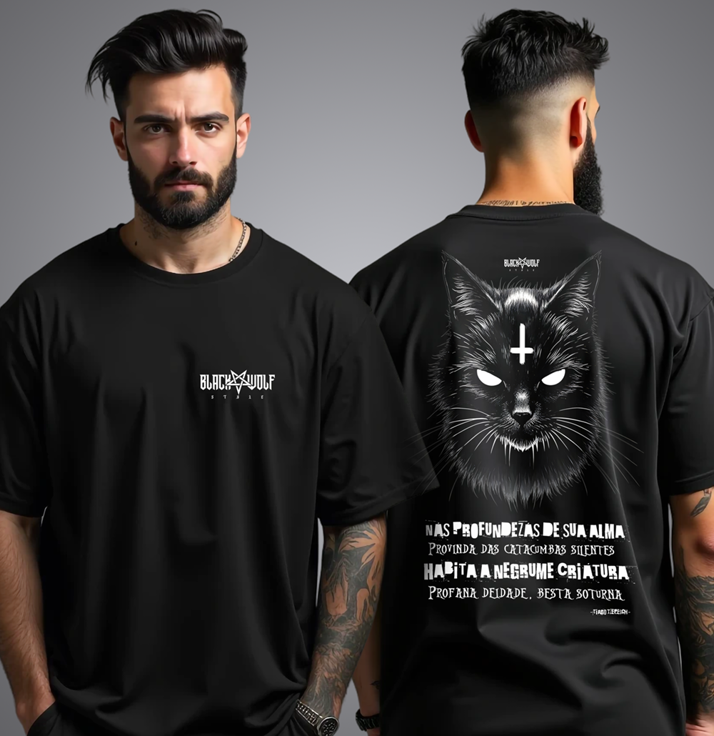 Nome do produto: Camiseta - The Dark Cat 2