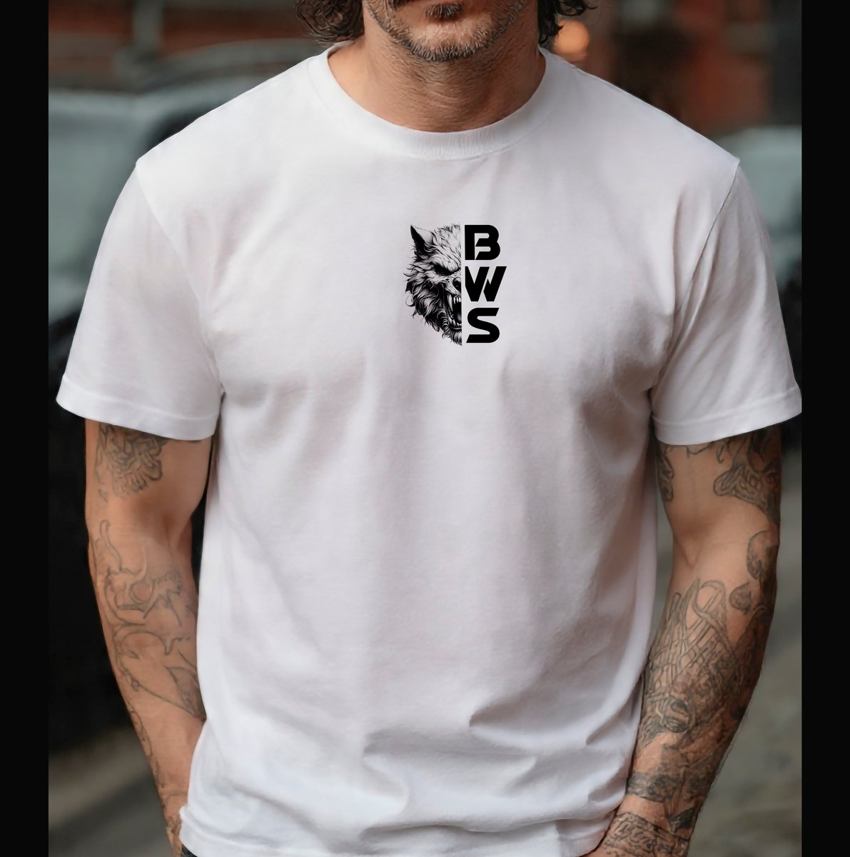 Nome do produto: Camiseta Pima - Black Wolf Style