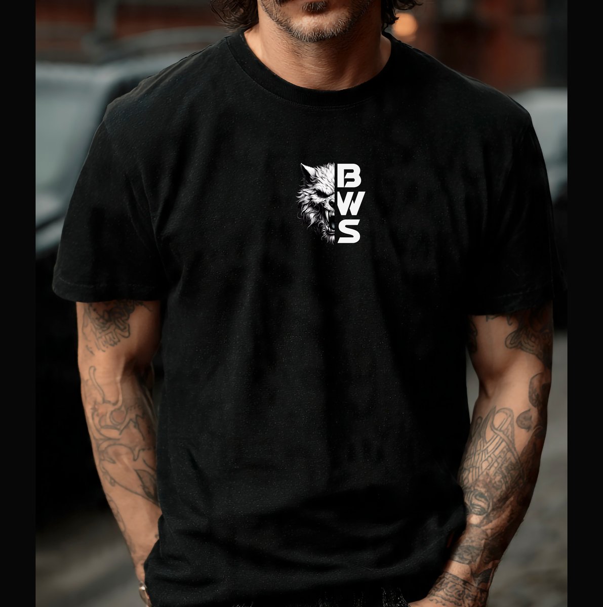 Nome do produto: Camiseta Pima - Black Wolf Style