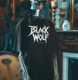 Camiseta - Black Wolf Style