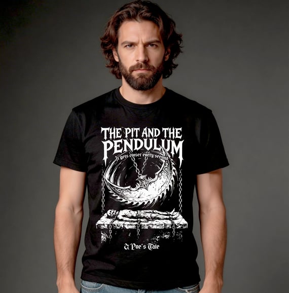 Camiseta Quality - The Pit and the Pendulum (Poe)