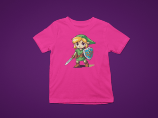Nome do produto camiseta zelda cores (Link desbravador)