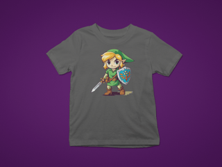 Nome do produto camiseta zelda cores (Link desbravador)