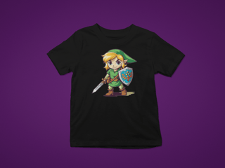 Nome do produto camiseta zelda cores (Link desbravador)