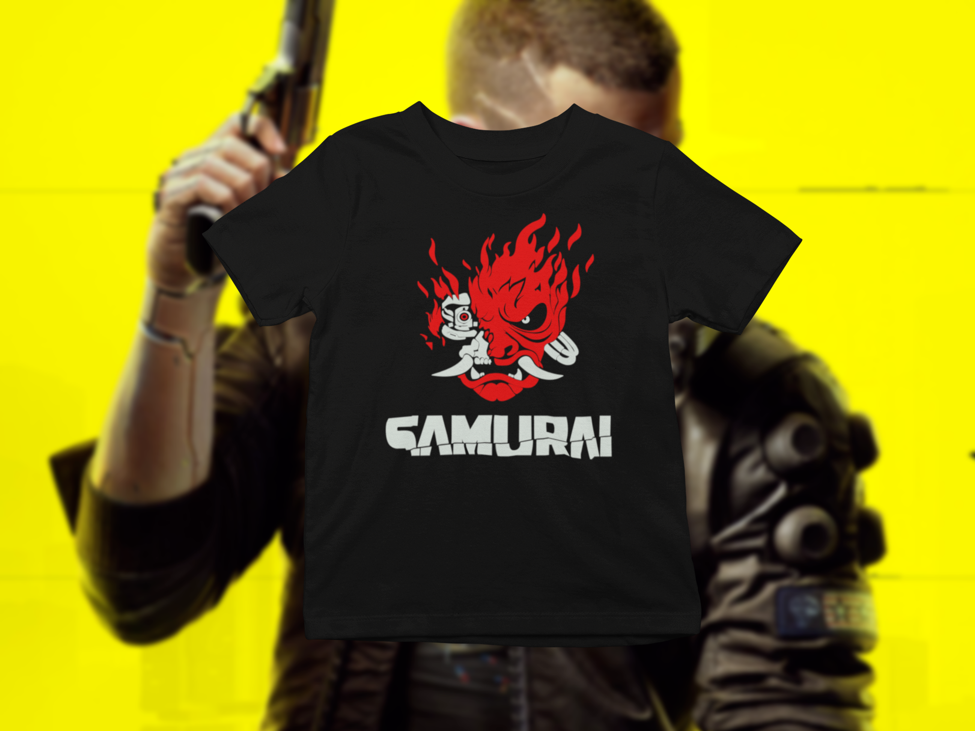 Camisa Cyberpunk2077 (Banda Samurai)