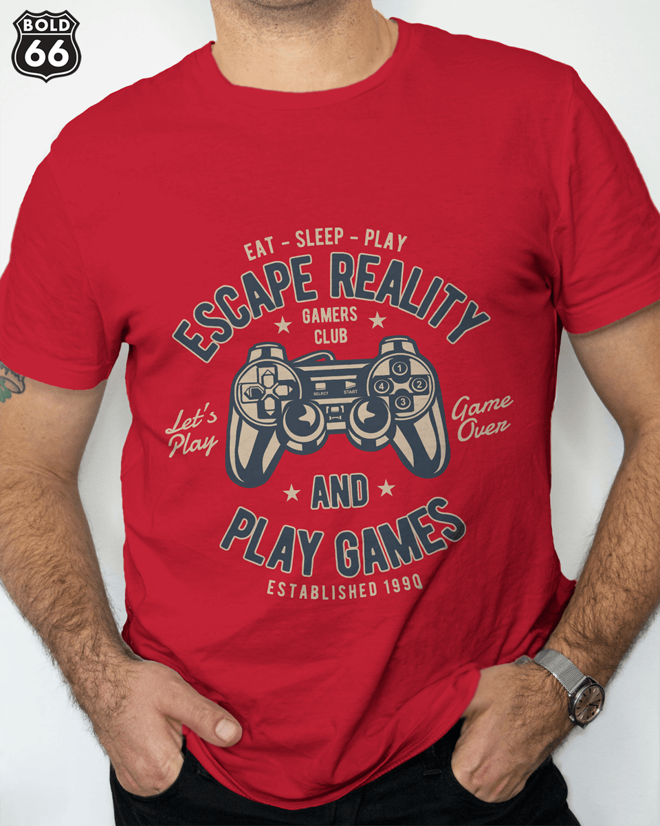 Nome do produto: COLEÇÃO CLASSIC - Camiseta Escape Reality