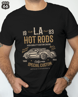 Nome do produto COLEÇÃO CLASSIC - Camiseta L.A Hot Rods