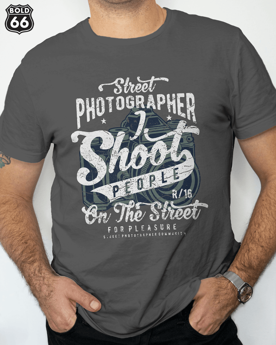 Nome do produto: COLEÇÃO CLASSIC - Camiseta Street Photographer