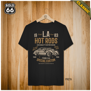 Nome do produto COLEÇÃO CLASSIC - Camiseta L.A Hot Rods
