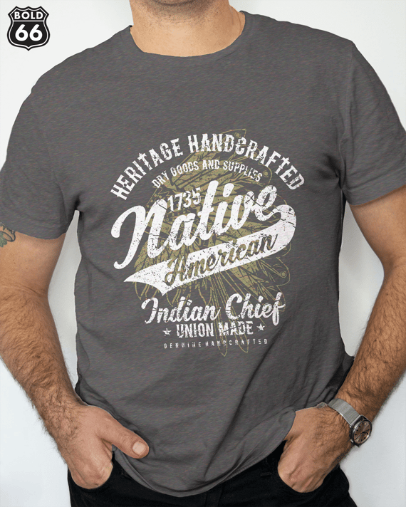COLEÇÃO PREMIUM - Camiseta Native American
