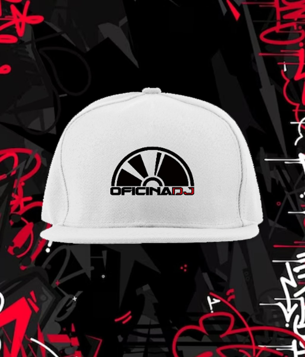 Nome do produto: Boné OficinaDJ aba reta - Branco 