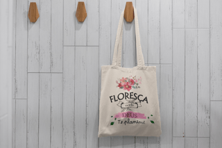 Nome do produto Ecobag G -Floresça onde Deus te plantou