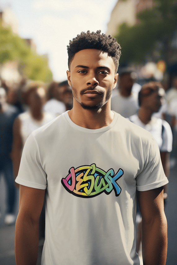 Jesus color fish