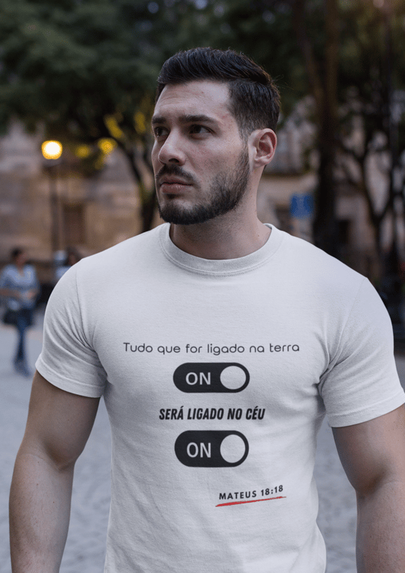 Ligado na terra ligado no céu - Branco