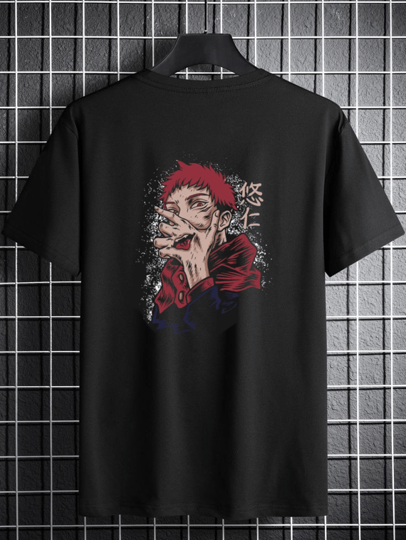 camiseta oversized yuji itadori 