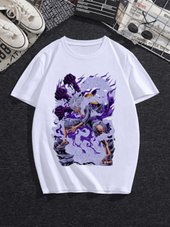 camiseta oversized Luffy gear 5