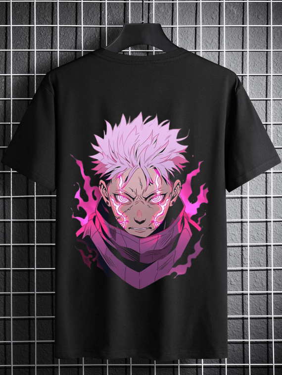 camiseta oversized itadori flash