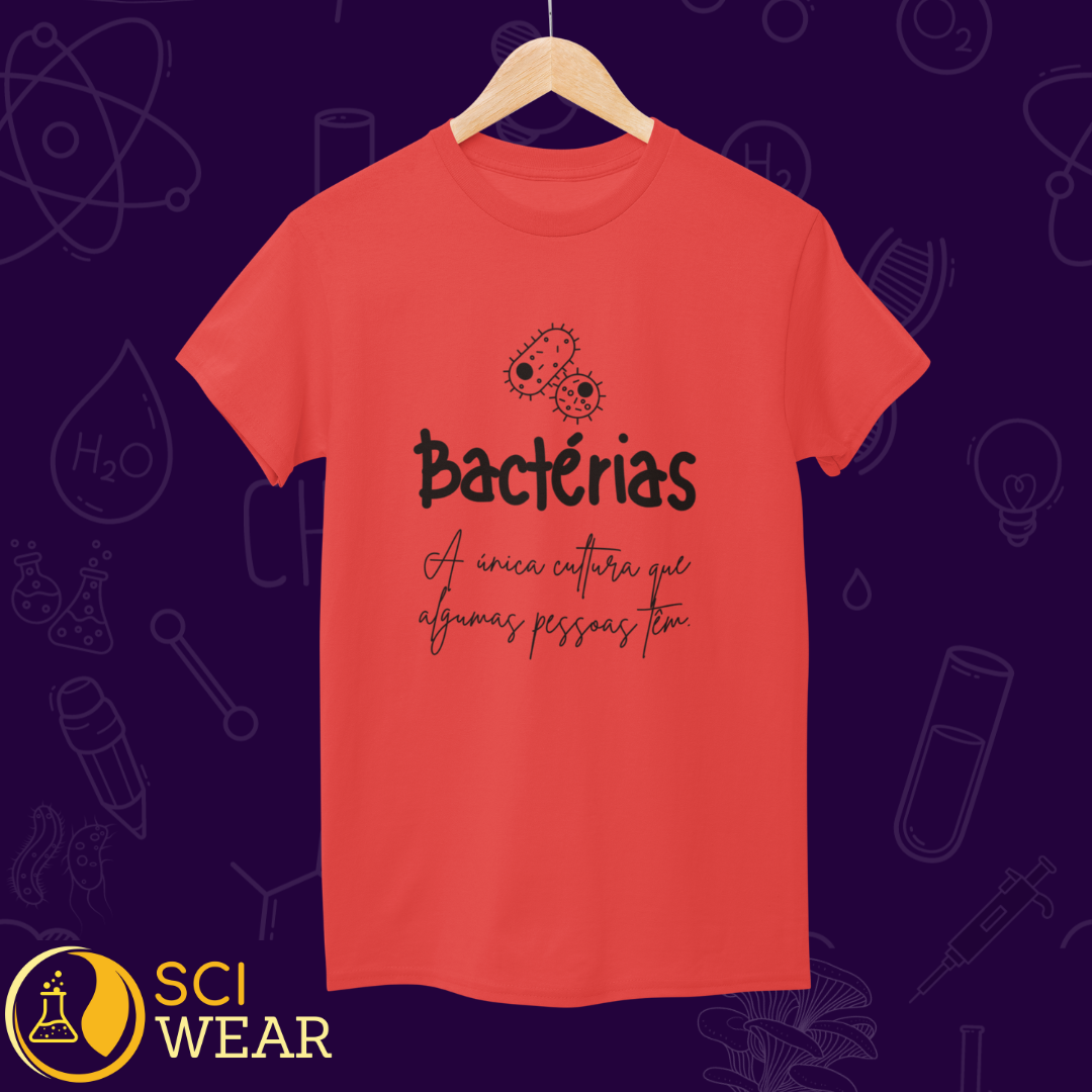 Bactérias com cultura - T-shirt