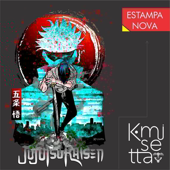 Mundo Anime - Jujutso - ALGODÃO PRIME