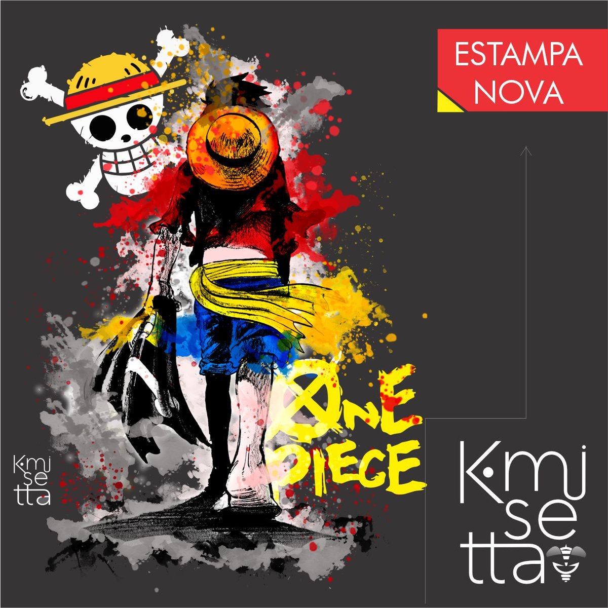 Nome do produto: Mundo Anime - One Piece - ALGODÃO QUALITY
