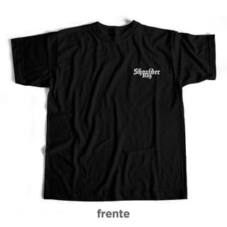 Nome do produto Camiseta Preta - Shoulder Day (Frente/Costas)