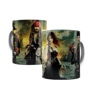 Caneca Piratas do Caribe