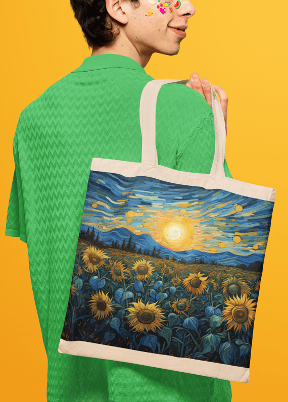 Céu e Girassóis: Cores de Van Gogh