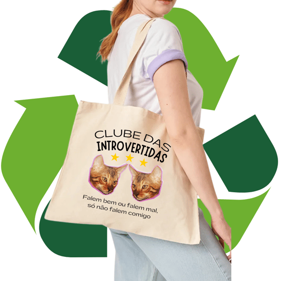 Ecobag Clube das introvertidas