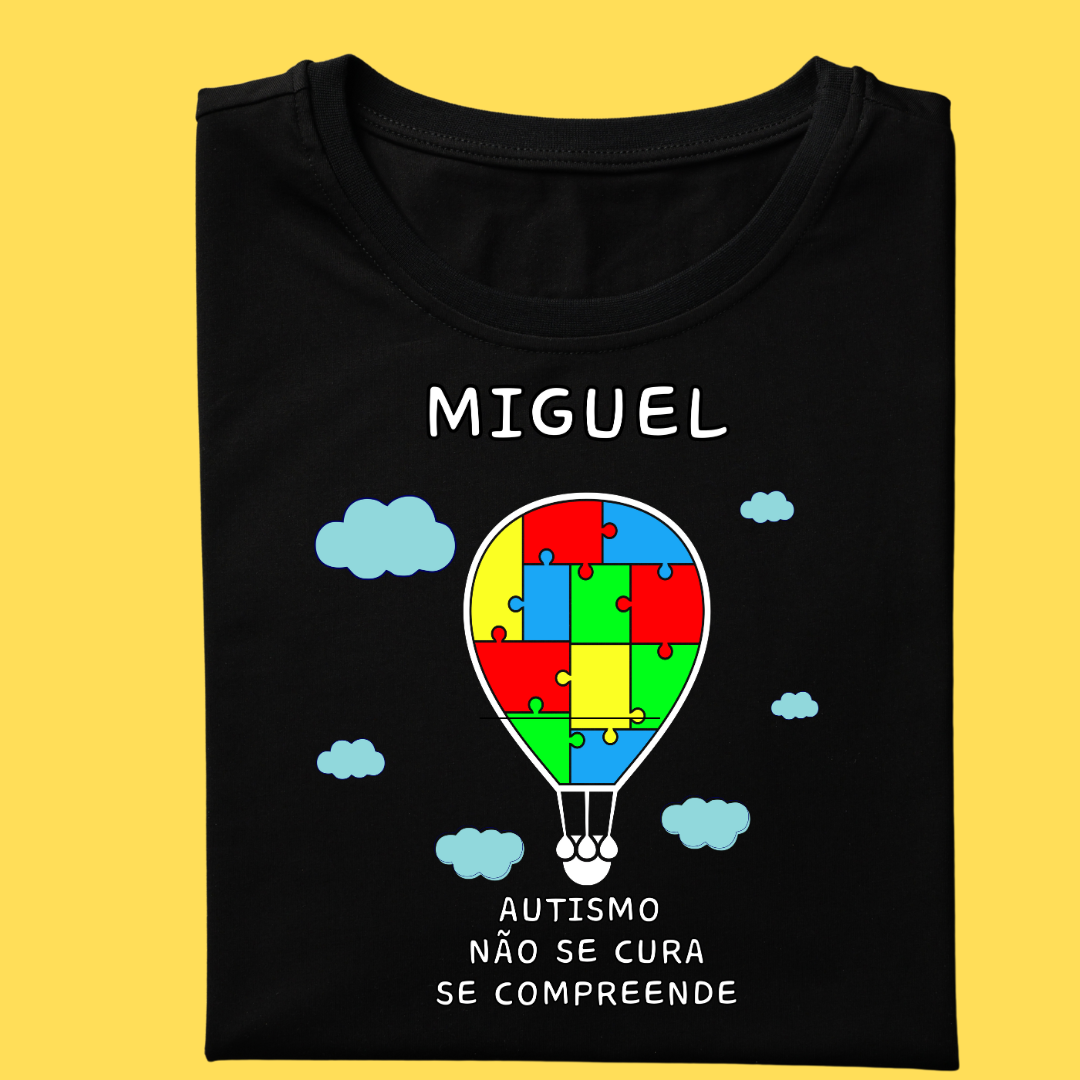 Nome do produto: Camiseta Autismo não se cura se compreende , Miguel
