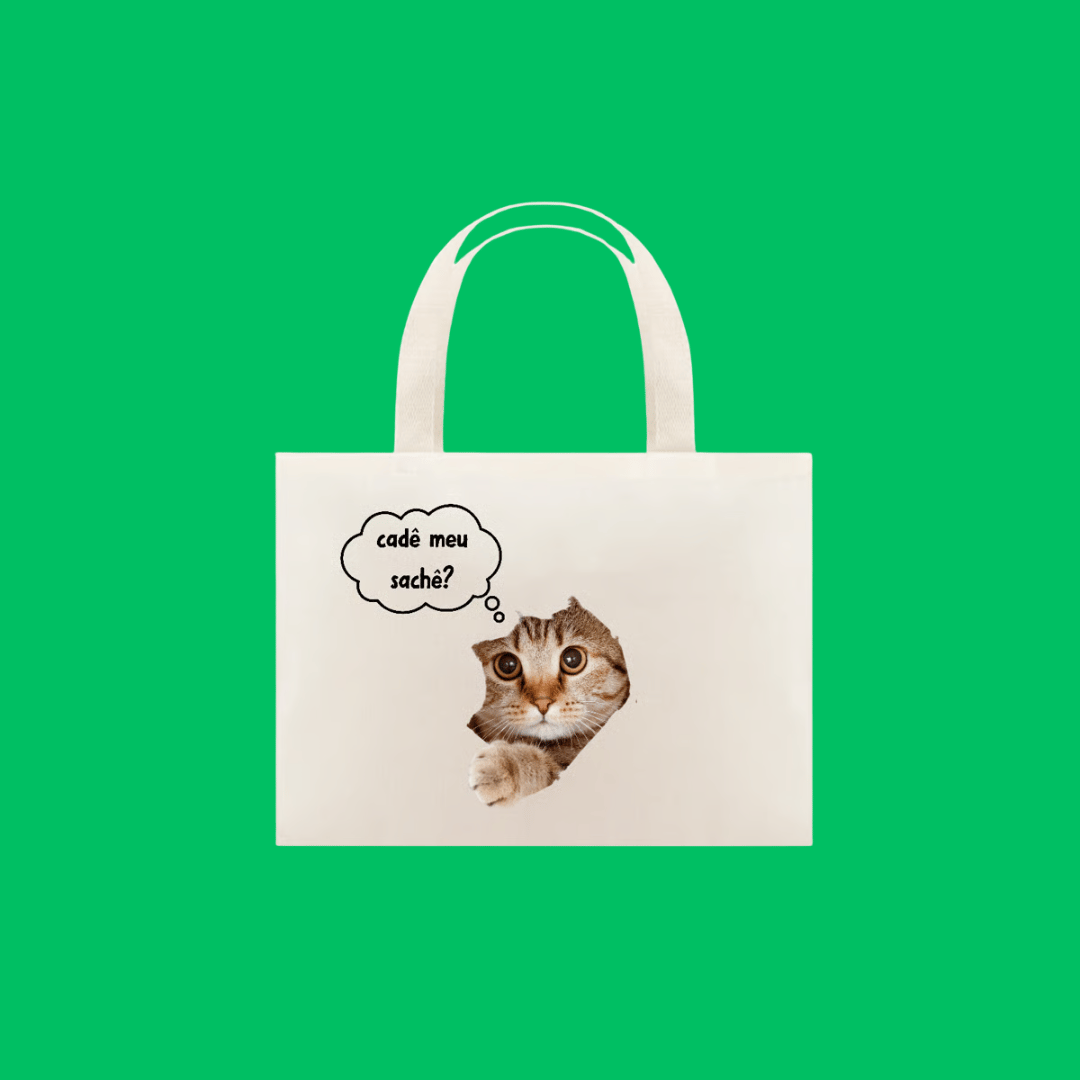 Nome do produto: Ecobag Cadê meu sachê?