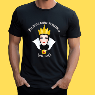 Nome do produto Camiseta Rainha má Tem muita gente merecendo uma maçã 