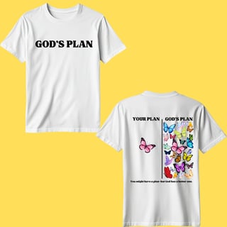 Nome do produto Camiseta God's Plan
