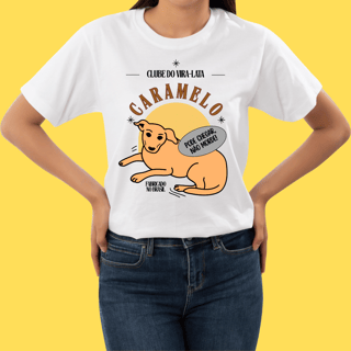 Nome do produto Camiseta Clube do vira-lata caramelo