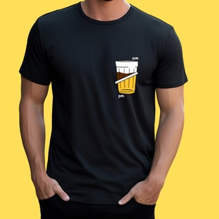 Nome do produto Camiseta metade café metade cerveja