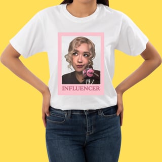Nome do produto Camiseta Rose Influencer