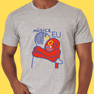 Nome do produto Camiseta Musica e eu